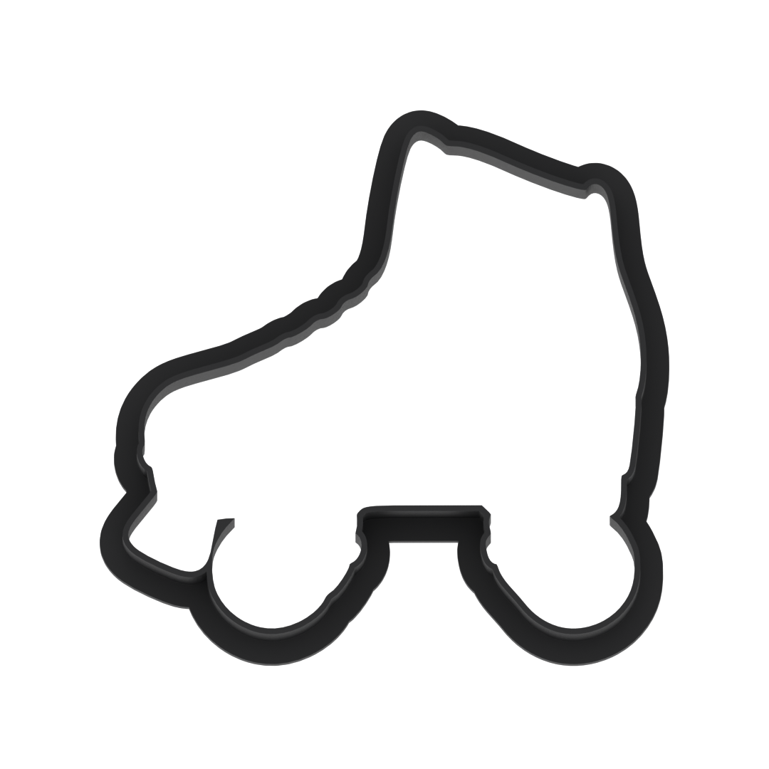 Roller Skates Cookie Cutter with Easy Push Design — photo 6