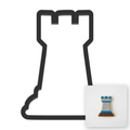 Rook Chess Piece Cookie Cutter with Easy Push Design — main photo
