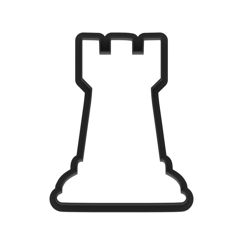 Rook Chess Piece Cookie Cutter with Easy Push Design — photo 5