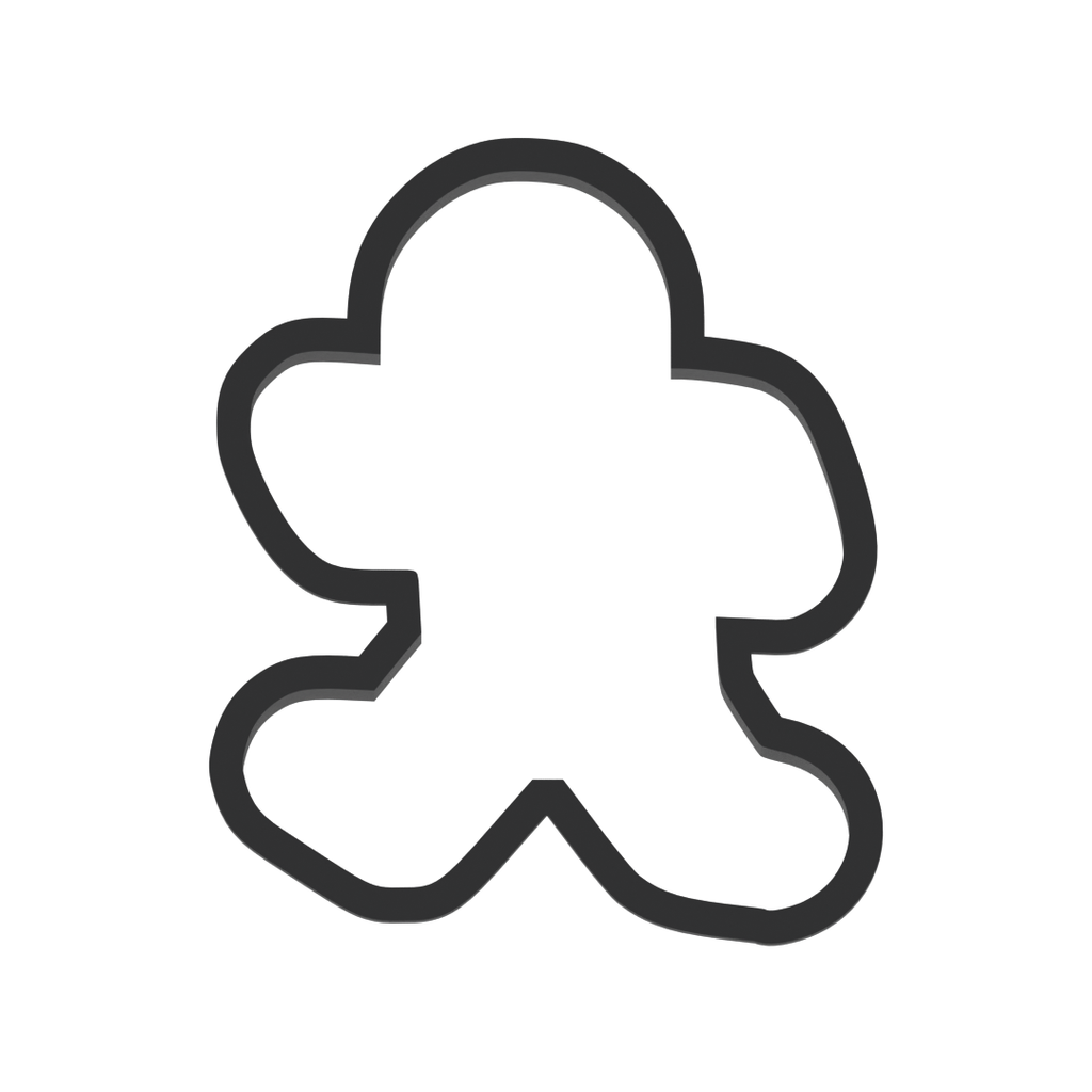 Running Gingerbread Man Cookie Cutter with Easy Push Design — photo 3