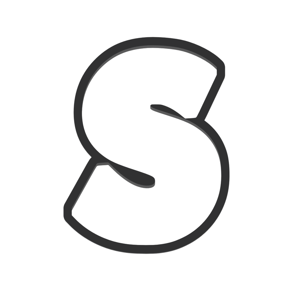 S Capital Block Letter Cookie Cutter with Easy Push Design — photo 3