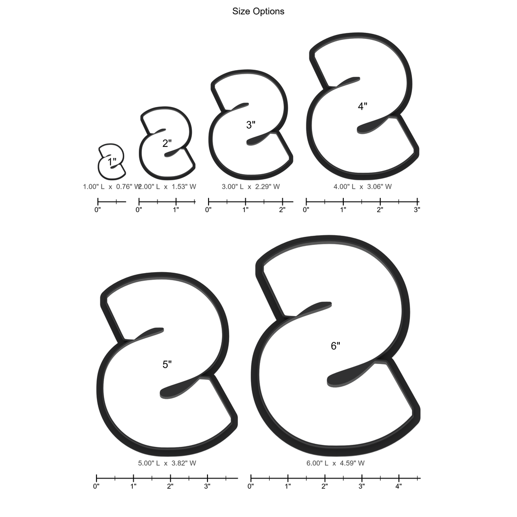 S Capital Block Letter Cookie Cutter with Easy Push Design — photo 5