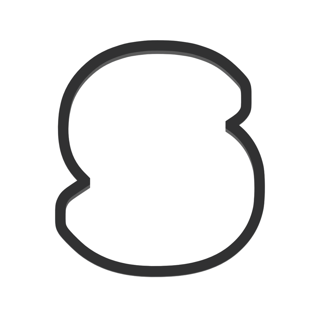 s Lowercase Block Letter Cookie Cutter with Easy Push Design — photo 3