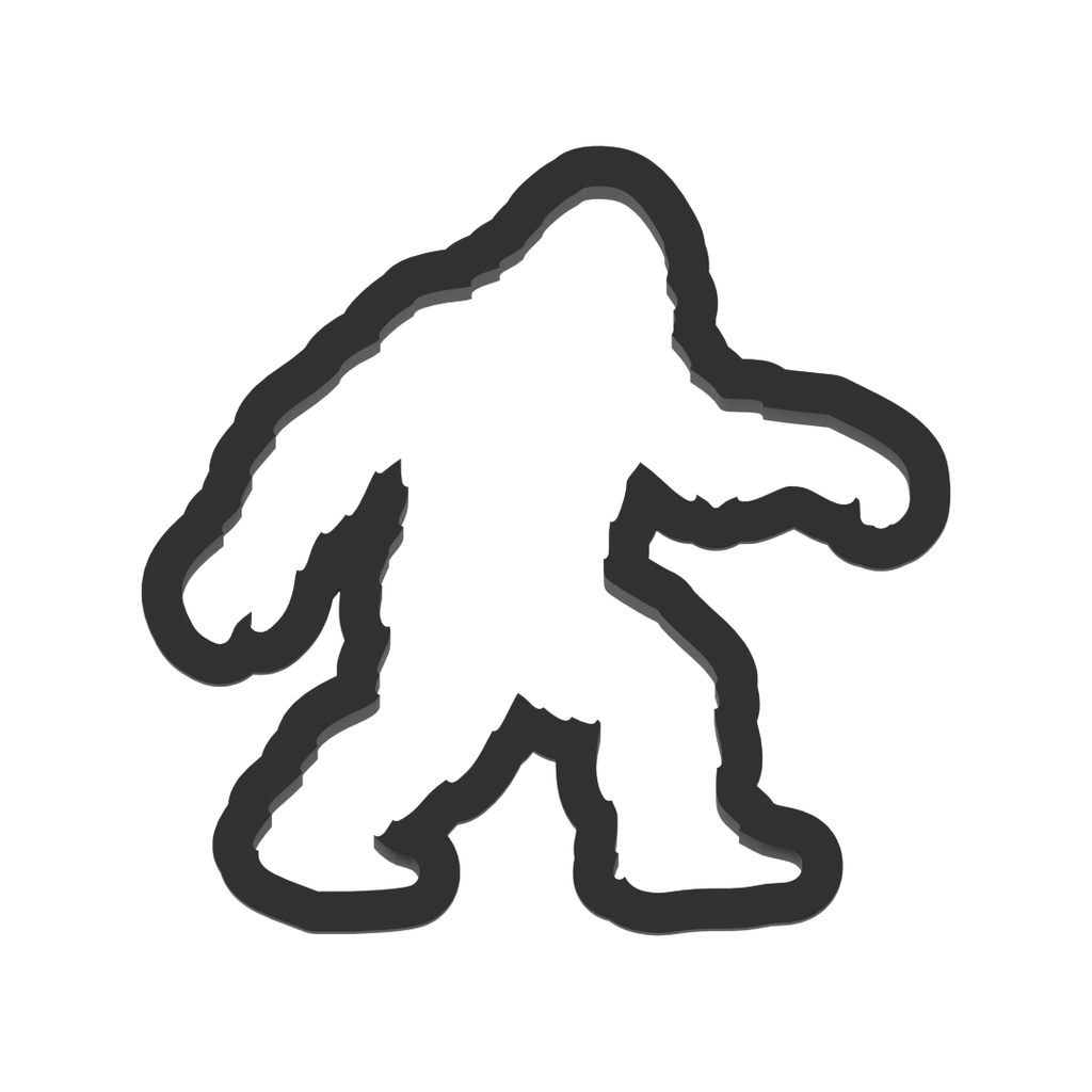 Sasquatch Bigfoot Cookie Cutter with Easy Push Design — photo 3