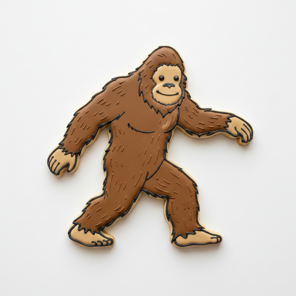 Sasquatch Bigfoot Cookie Cutter with Easy Push Design — photo 2