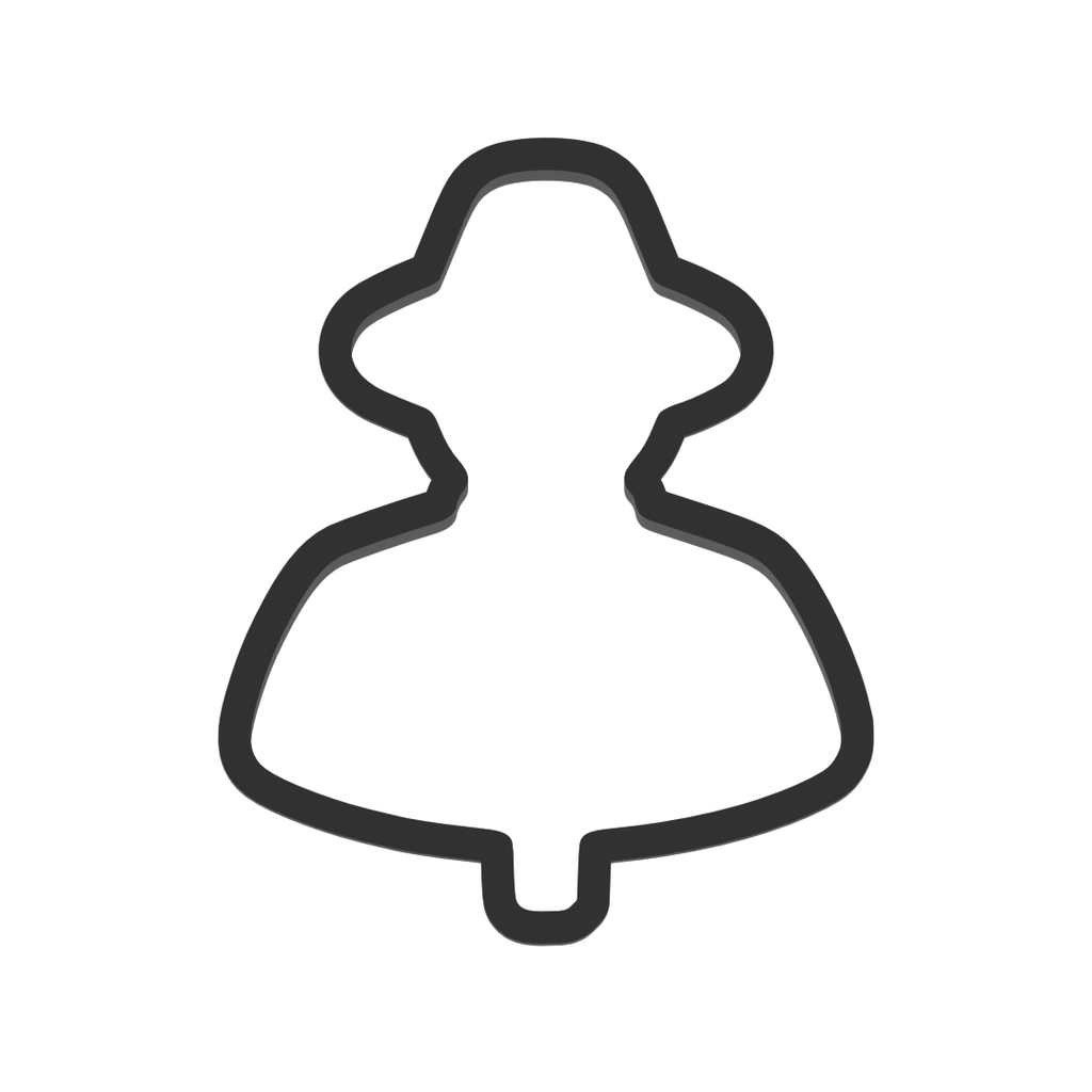 Scarecrow Bust Cookie Cutter with Easy Push Design — photo 3