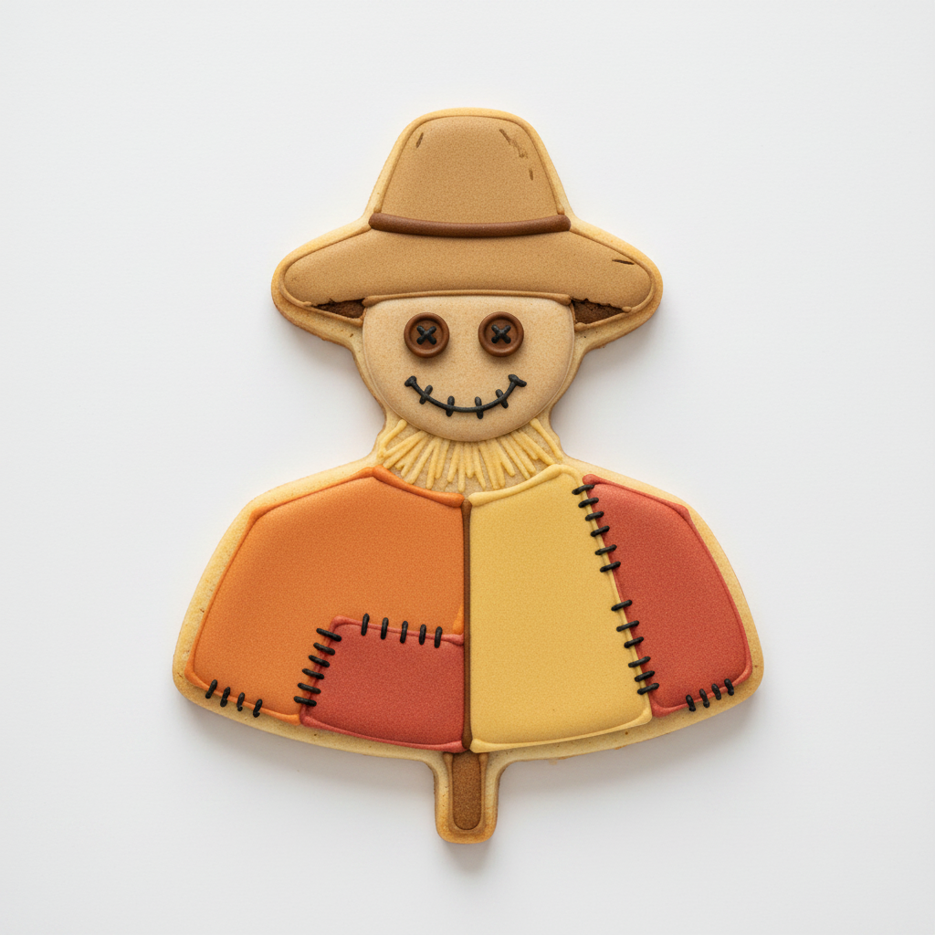 Scarecrow Bust Cookie Cutter with Easy Push Design — photo 2