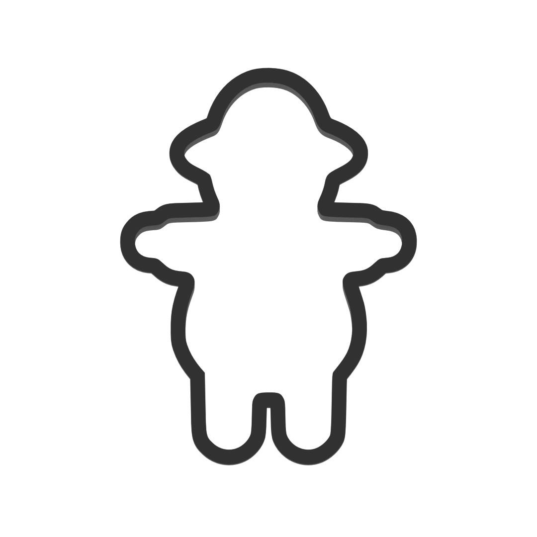 Scarecrow Gingerbread Cookie Cutter with Easy Push Design — photo 3