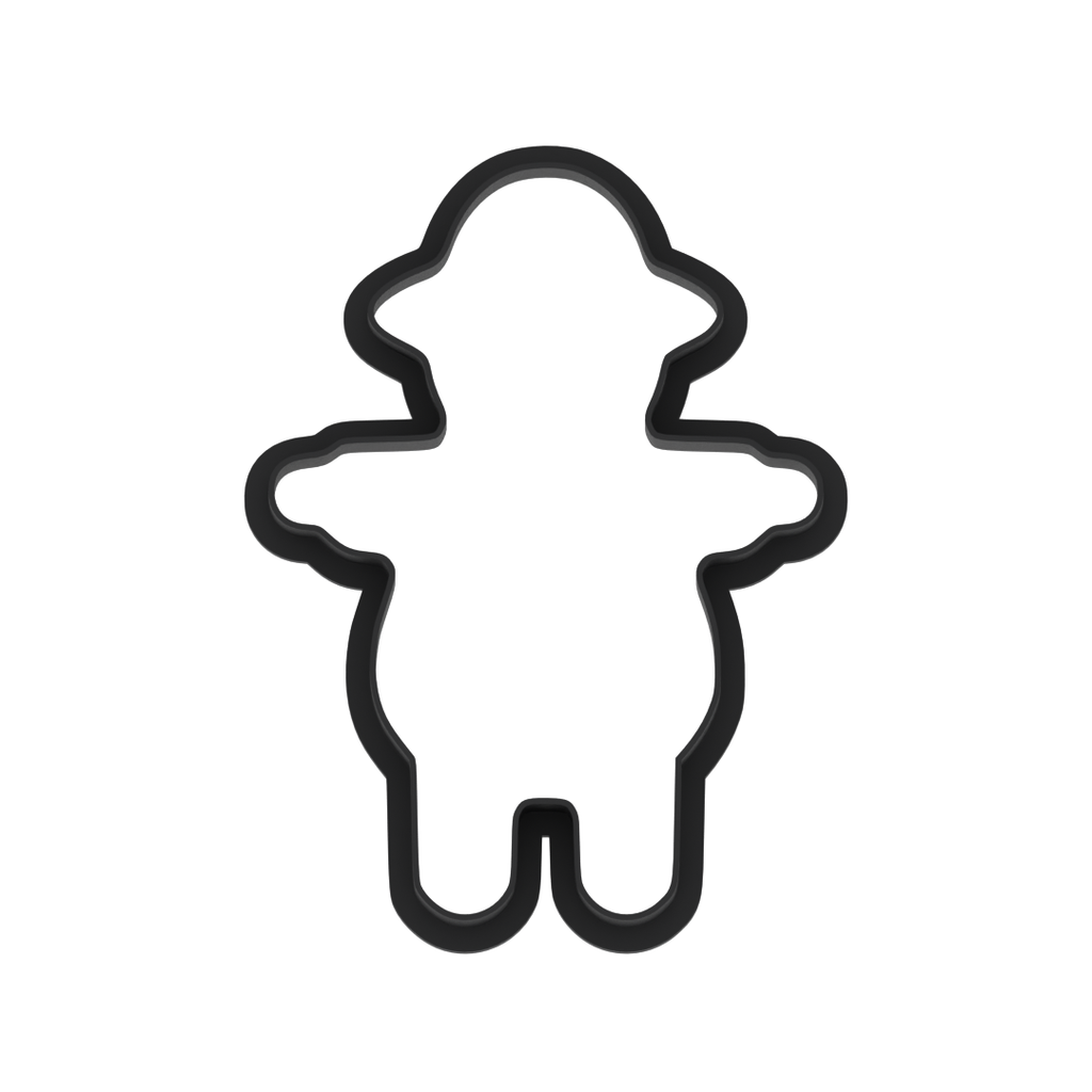 Scarecrow Gingerbread Cookie Cutter with Easy Push Design — photo 5