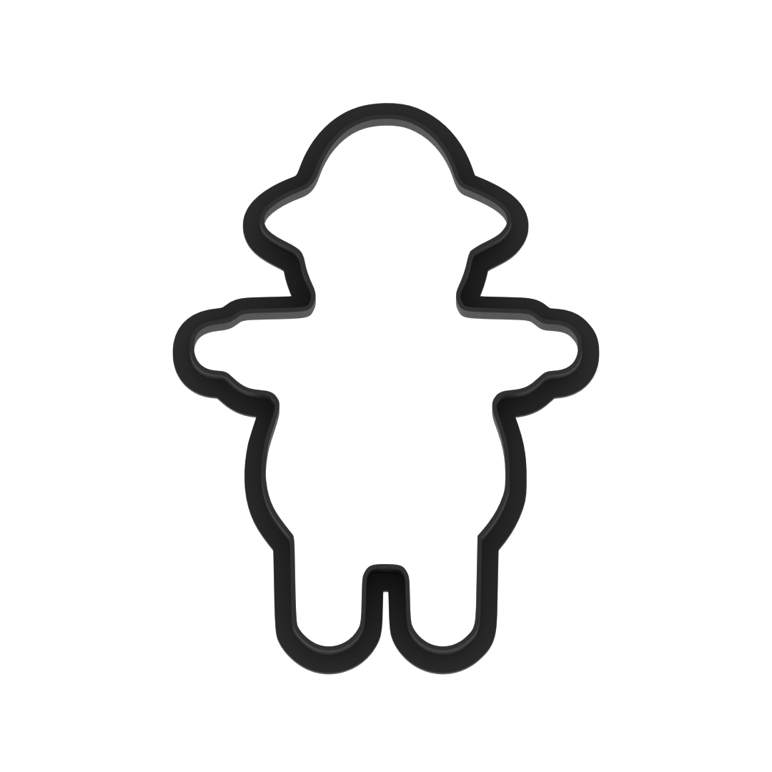 Scarecrow Gingerbread Cookie Cutter with Easy Push Design — photo 5