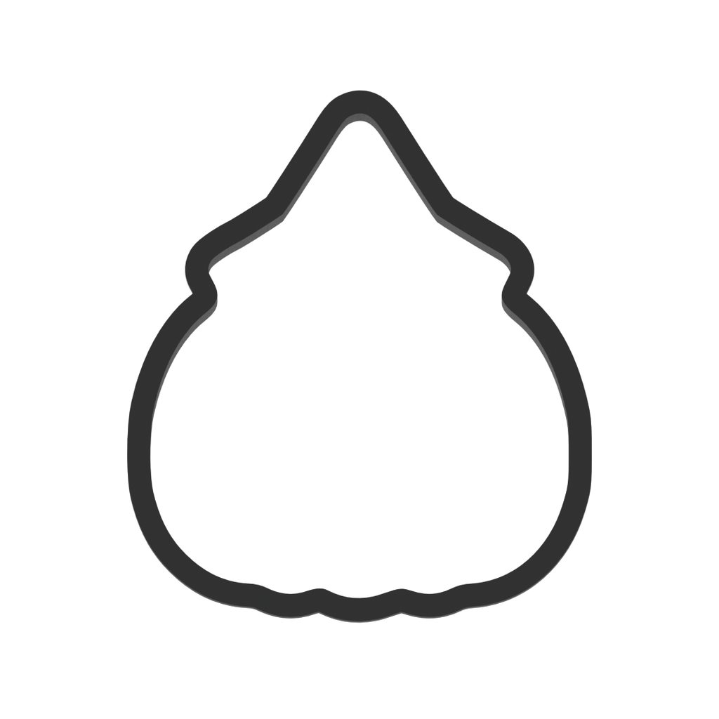 Scarecrow Head Pumpkin Cookie Cutter with Easy Push Design — photo 3