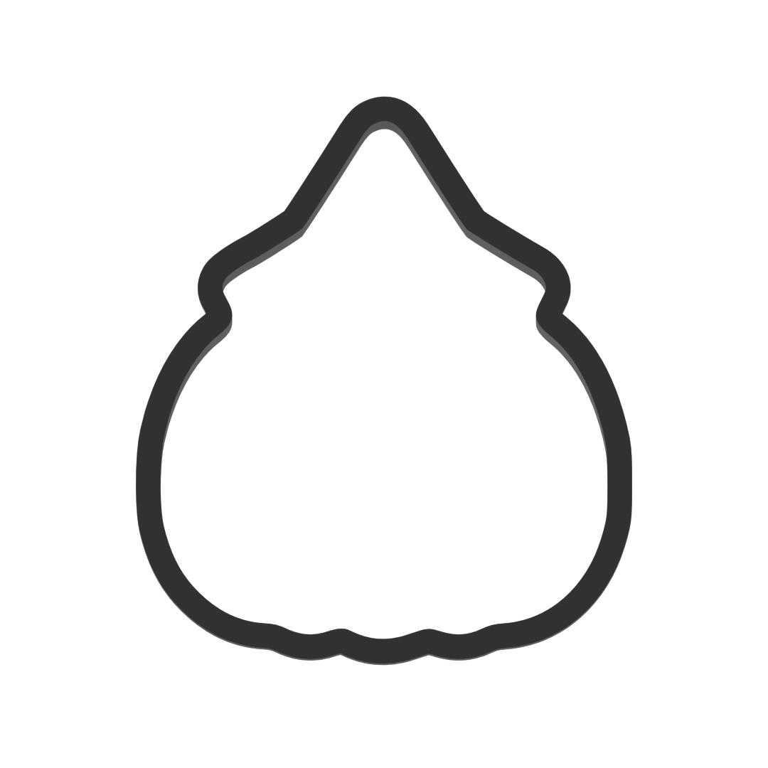 Scarecrow Head Pumpkin Cookie Cutter with Easy Push Design — photo 3