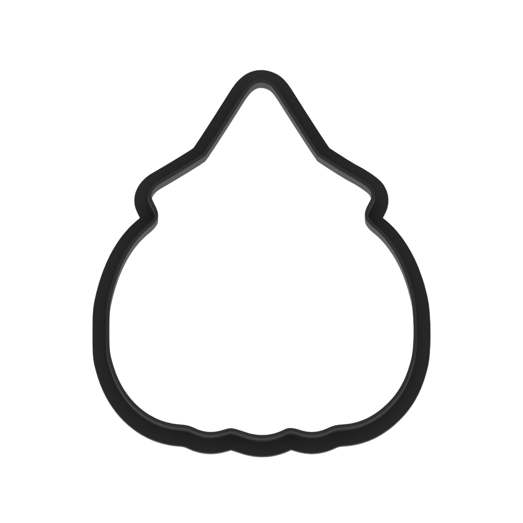 Scarecrow Head Pumpkin Cookie Cutter with Easy Push Design — photo 5