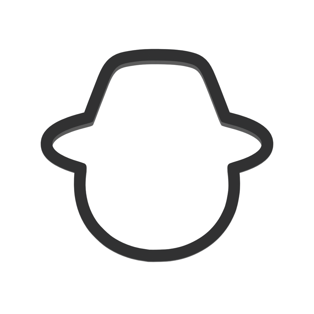 Scarecrow Head Round Cookie Cutter with Easy Push Design — photo 3