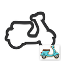 Scooter Cookie Cutter with Easy Push Design — main photo