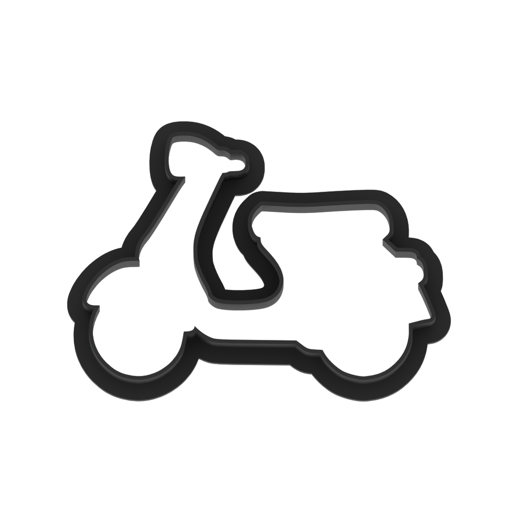 Scooter Cookie Cutter with Easy Push Design — photo 6
