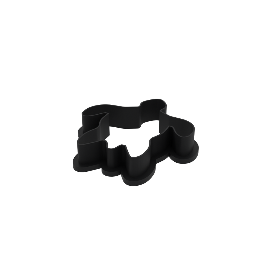 Sea Turtle Top View Cookie Cutter with Easy Push Design — photo 4