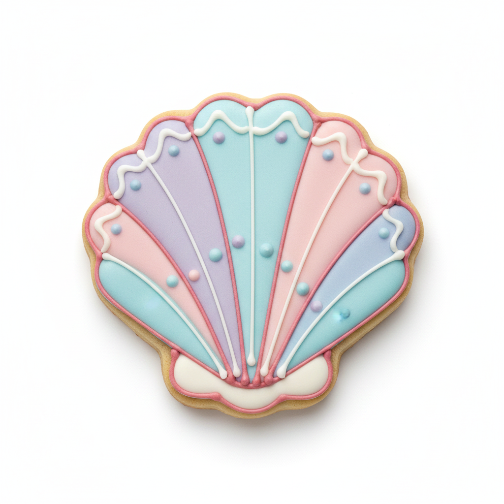 Seashell Cookie Cutter with Easy Push Design — photo 2