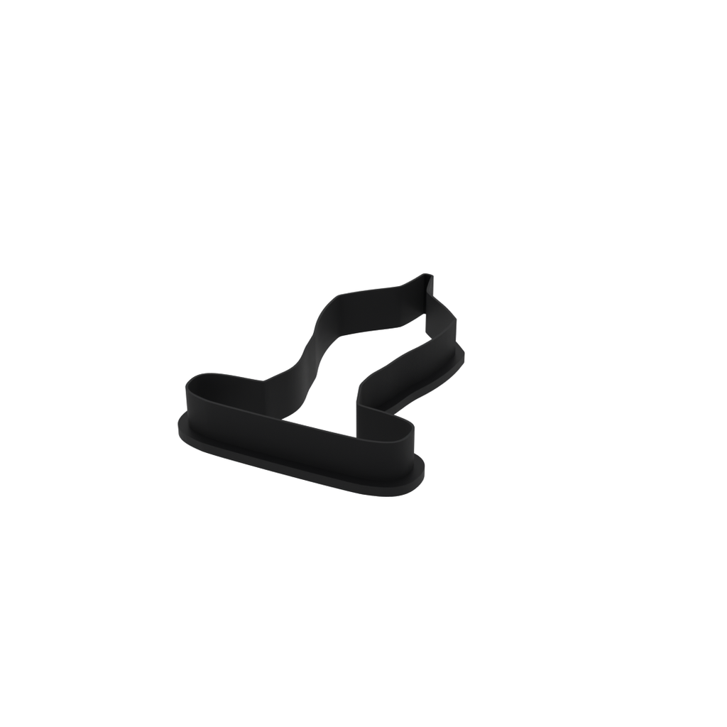 Seated Mountain Yoga Pose Cookie Cutter with Easy Push Design — photo 4