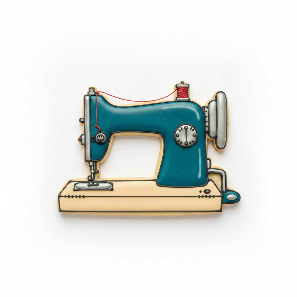 Sewing Machine Cookie Cutter with Easy Push Design — photo 2