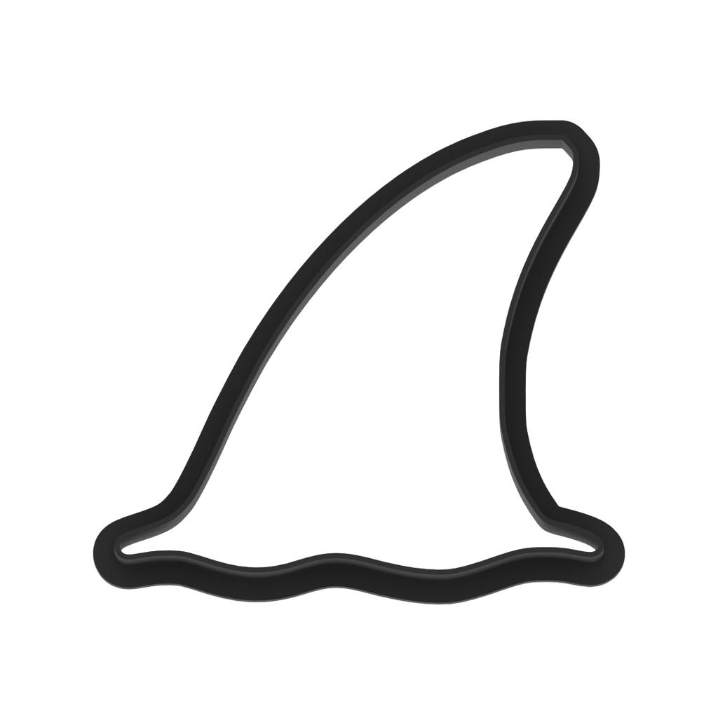 Shark Fin Cookie Cutter with Easy Push Design — photo 5