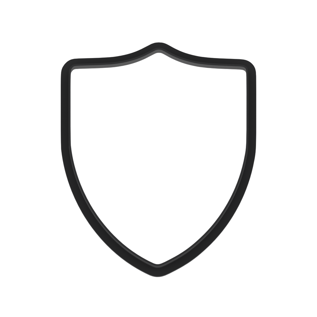 Shield Cookie Cutter with Easy Push Design — photo 6