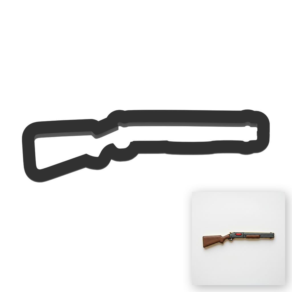 Shotgun Cookie Cutter with Easy Push Design — main photo