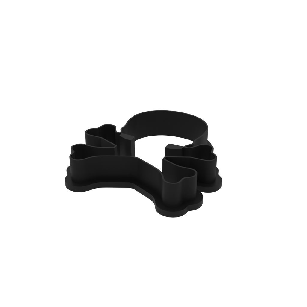 Skull And Crossbones Halloween Cookie Cutter with Easy Push Design — photo 4