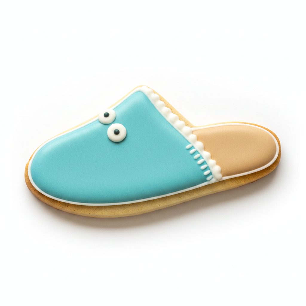Slipper Cookie Cutter with Easy Push Design — photo 2