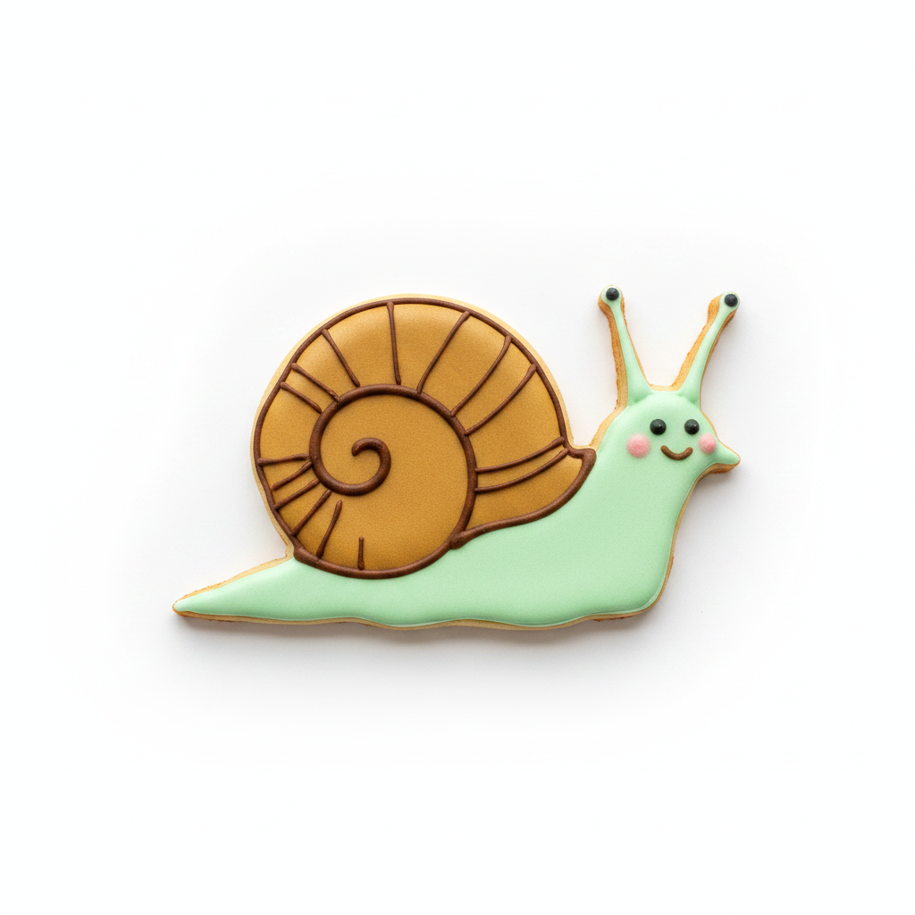 Snail Cookie Cutter with Easy Push Design — photo 2
