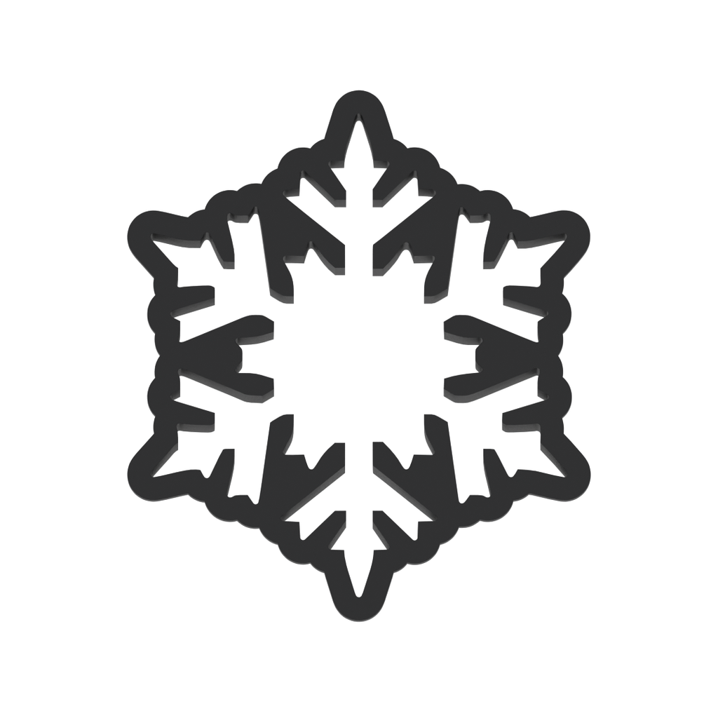 Snowflake Cookie Cutter with Easy Push Design — photo 3