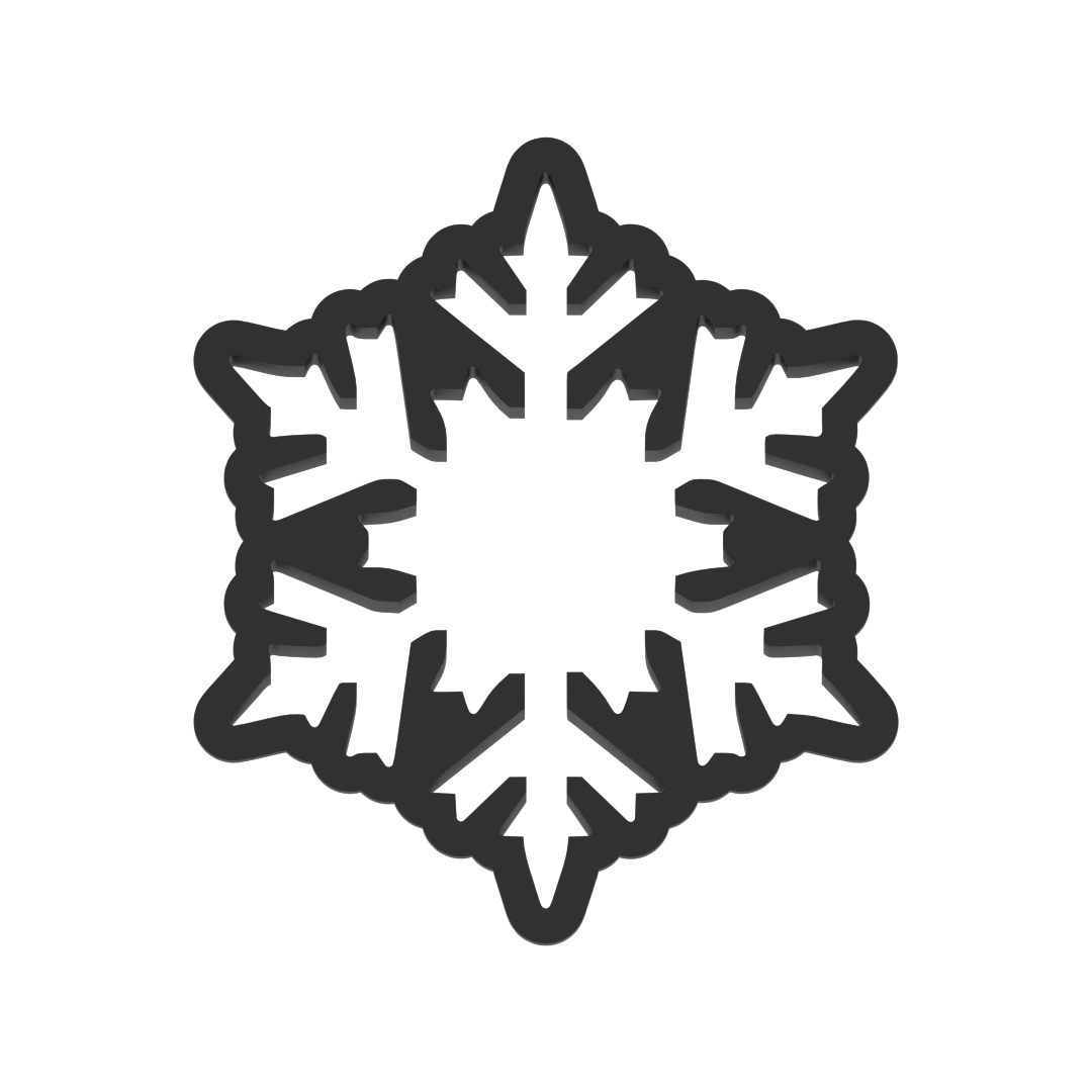 Snowflake Cookie Cutter with Easy Push Design — photo 3