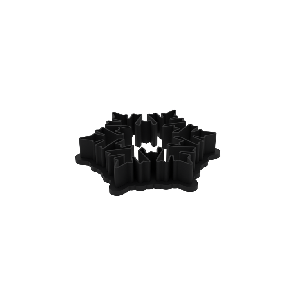 Snowflake Cookie Cutter with Easy Push Design — photo 4
