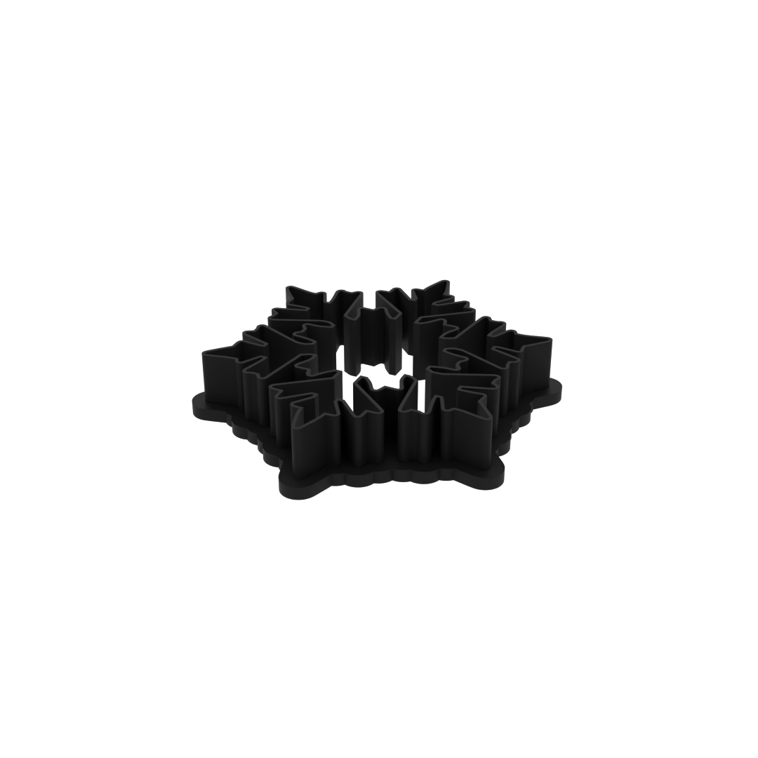 Snowflake Cookie Cutter with Easy Push Design — photo 4