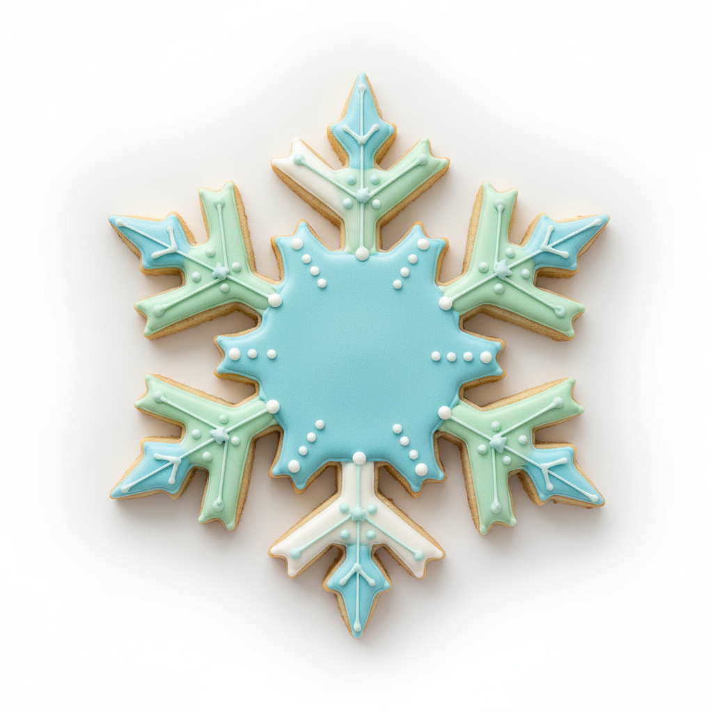 Snowflake Cookie Cutter with Easy Push Design — photo 2