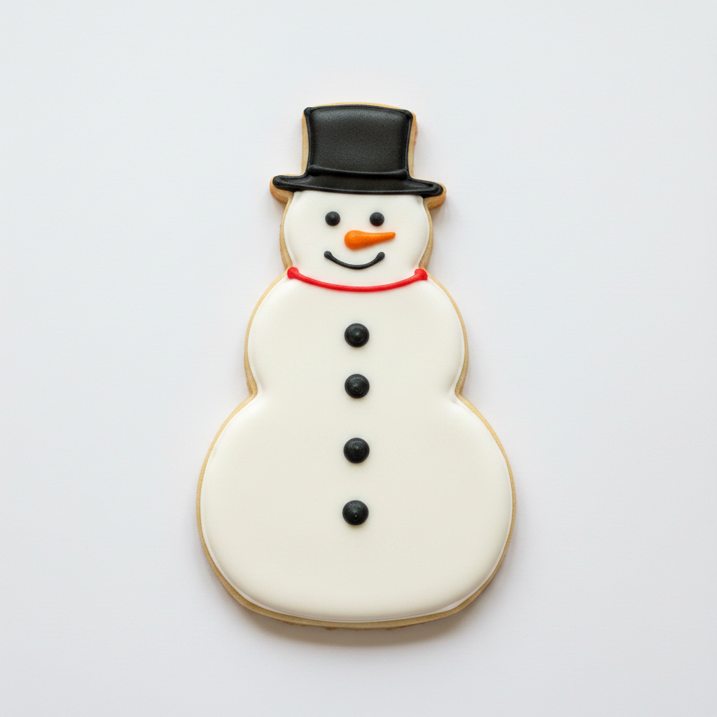 Snowman Cookie Cutter with Easy Push Design — photo 2