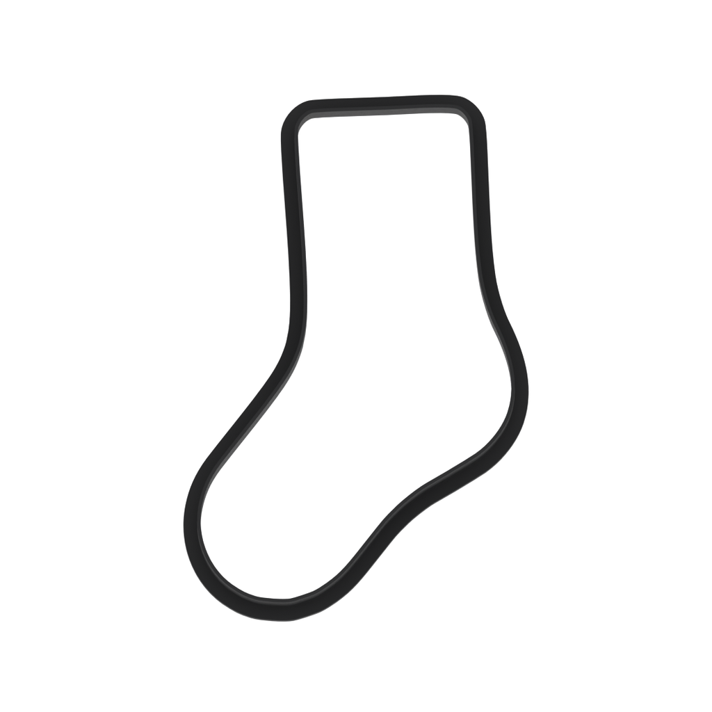 Sock Cookie Cutter with Easy Push Design — photo 6