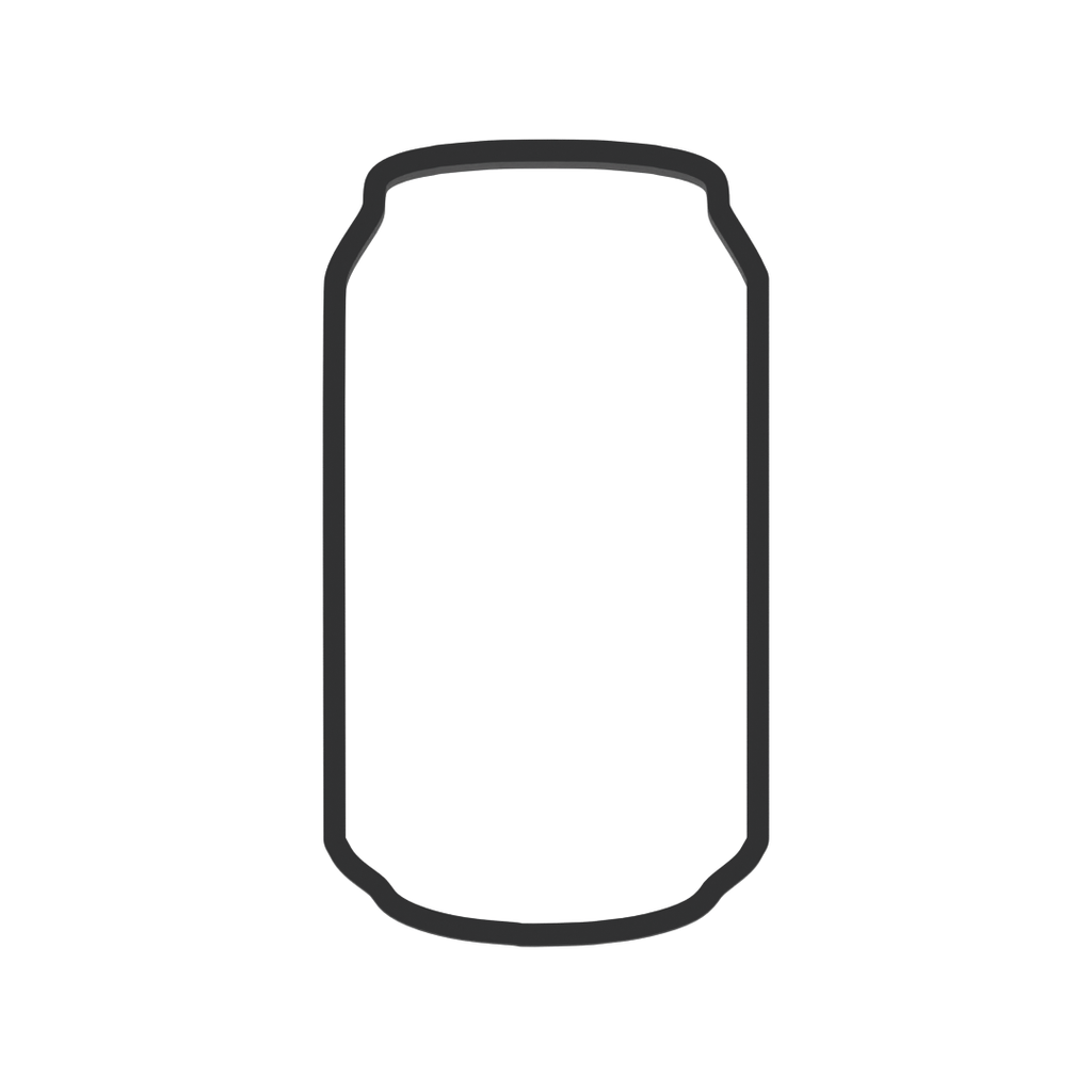 Soda Pop Beer Can Cookie Cutter with Easy Push Design — photo 3