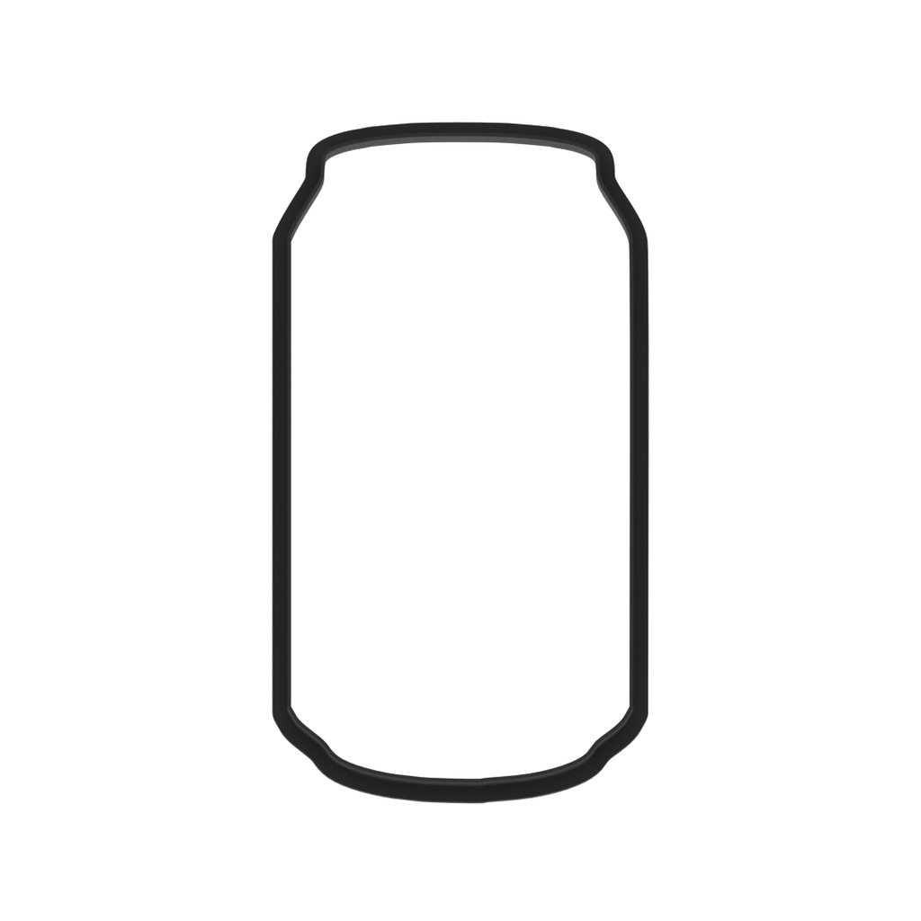 Soda Pop Beer Can Cookie Cutter with Easy Push Design — photo 5