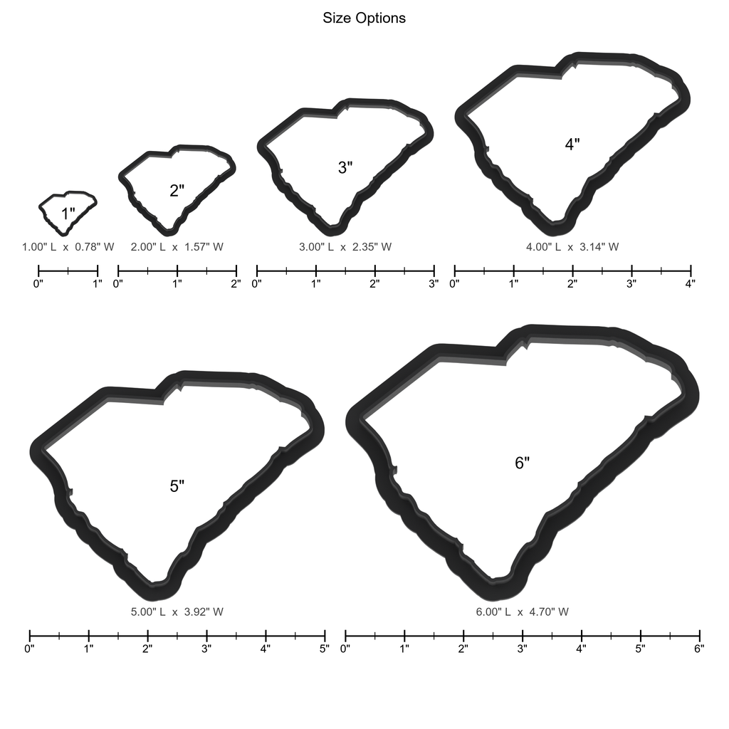 South Carolina State Cookie Cutter with Easy Push Design — photo 5