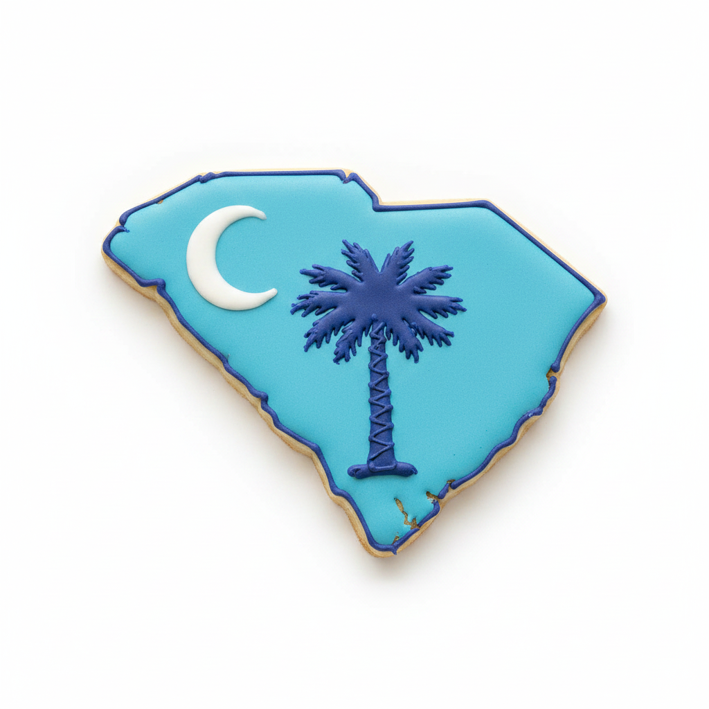 South Carolina State Cookie Cutter with Easy Push Design — photo 2