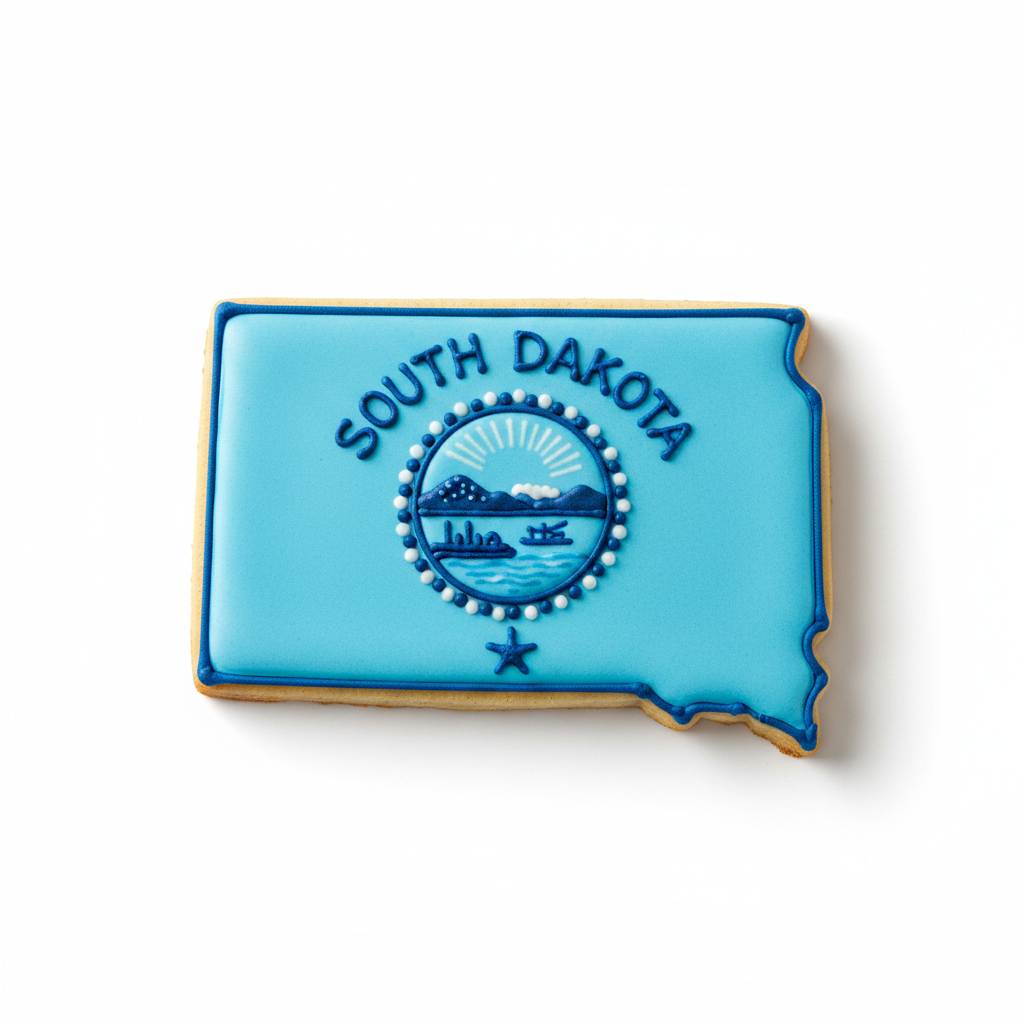 South Dakota State Cookie Cutter with Easy Push Design — photo 2