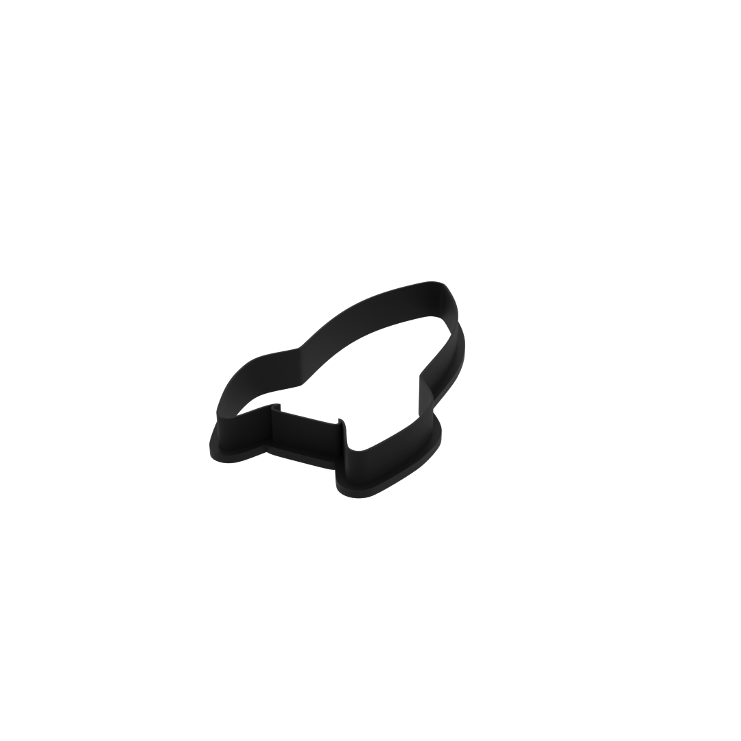 Space Rocket Cookie Cutter with Easy Push Design — photo 4