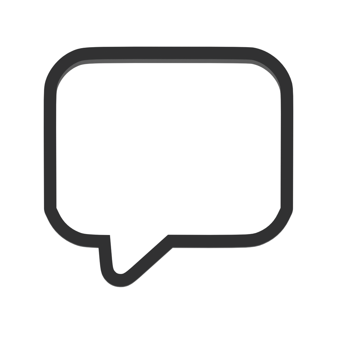 Speech Bubble Square Cookie Cutter with Easy Push Design — photo 3