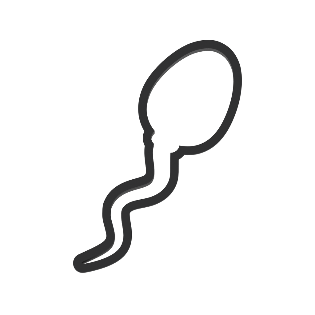 Sperm Cookie Cutter with Easy Push Design — photo 3