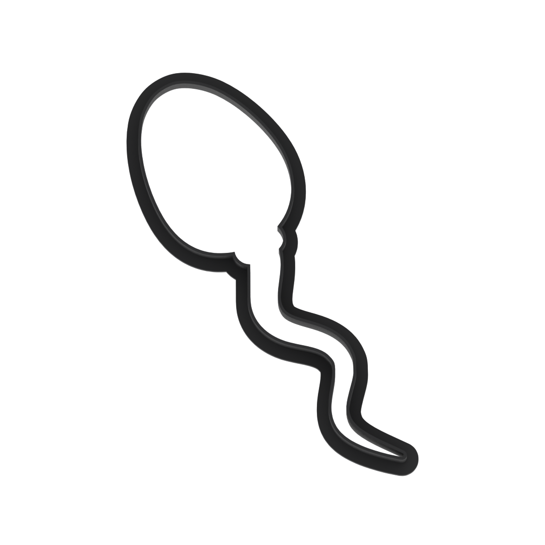 Sperm Cookie Cutter with Easy Push Design — photo 6
