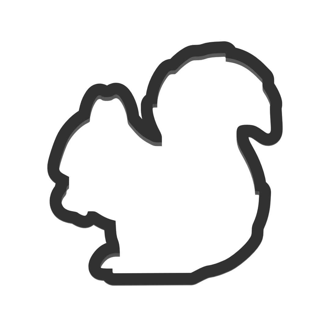 Squirrel Cookie Cutter with Easy Push Design — photo 3