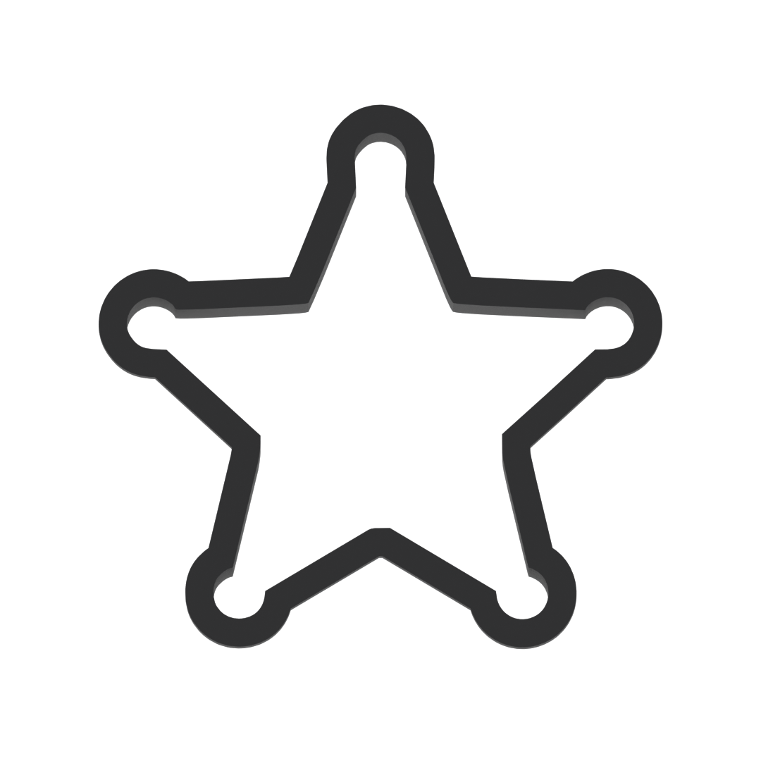 Star Police Badge Cookie Cutter with Easy Push Design — photo 3