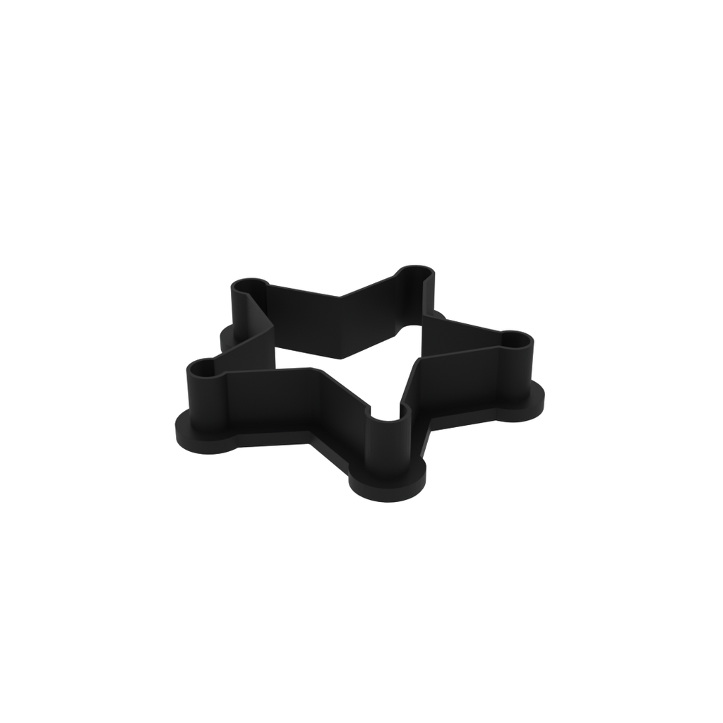 Star Police Badge Cookie Cutter with Easy Push Design — photo 4