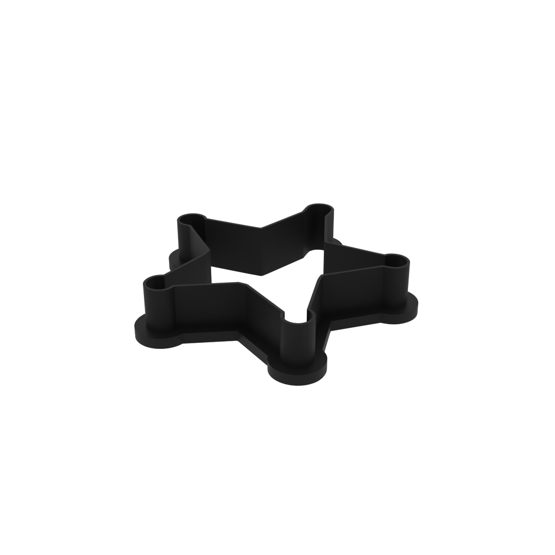 Star Police Badge Cookie Cutter with Easy Push Design — photo 4